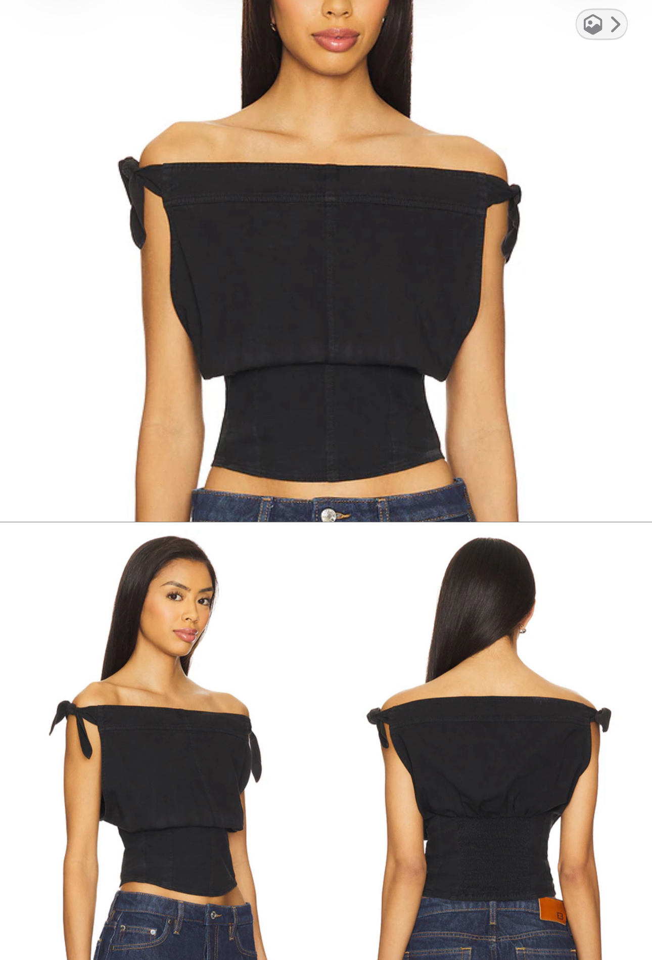 Free People Denim Tank