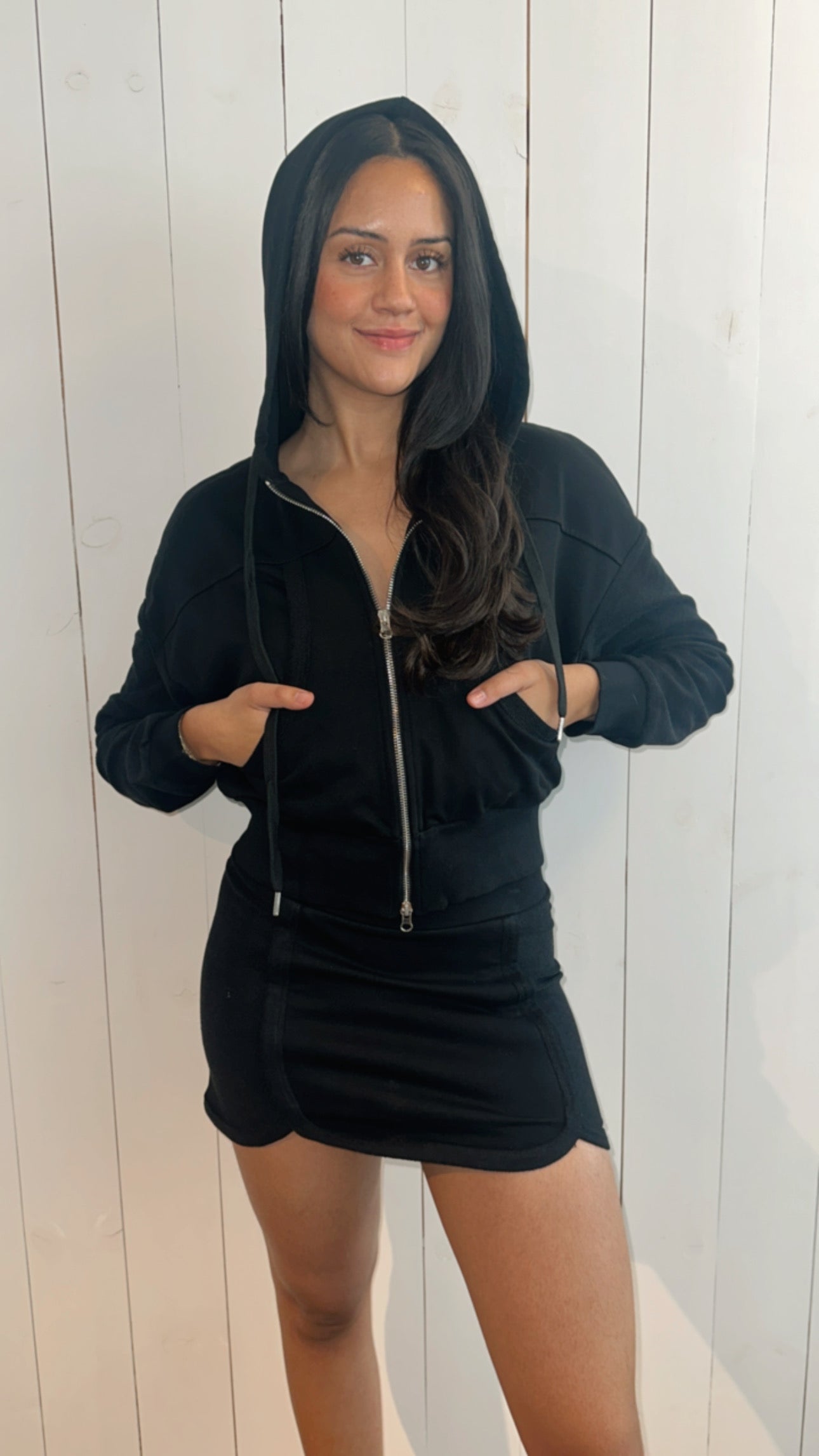 No Vacancy 2 Piece Sweater and Skirt