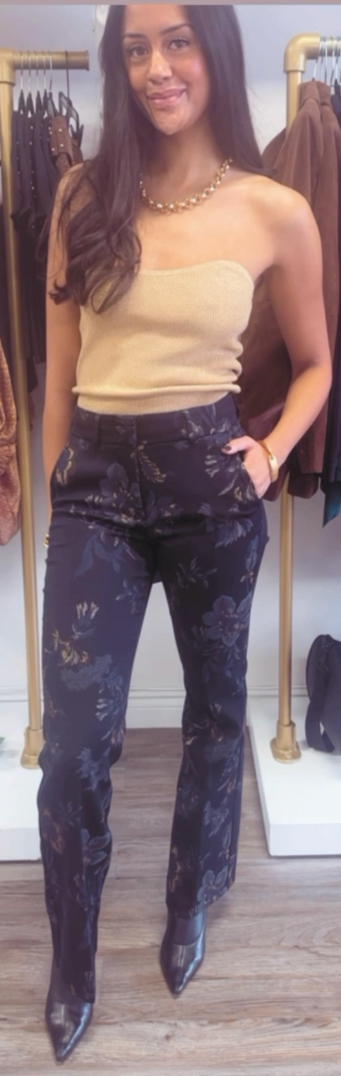 Cambio Floral Print Pant